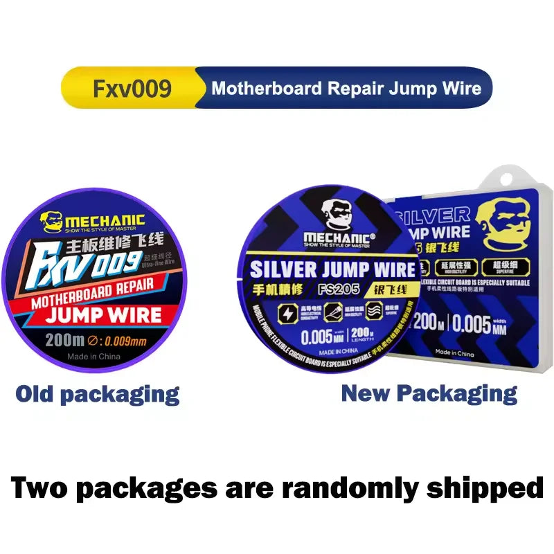 MECHANIC FX-9 FXV009 Motherboard Repair Jumper Wire 200m Fingerprint Flying Line For Phone Motherboard Chip Repair