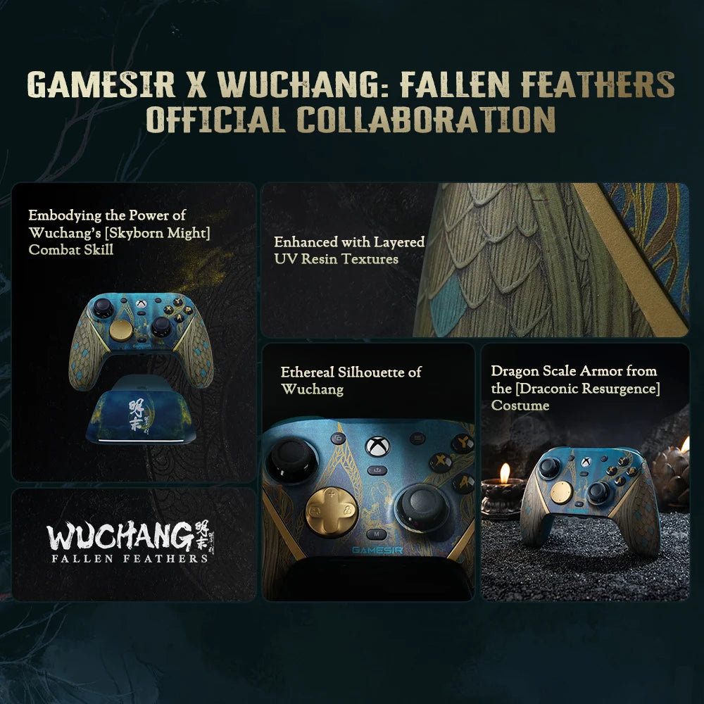GameSir G7 Pro WUCHANG Xbox PC Controllers Wireless for XBOX Series S X One PC Control Bluetooth Gamepad Fallen Feathers Edition