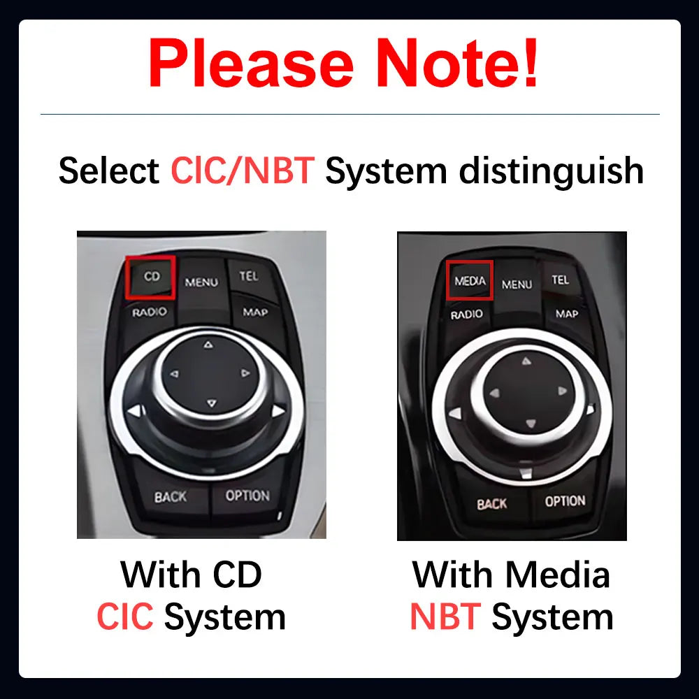 Android 16 Wireless Carplay Car Radio Multimedia Player for BMW 5 Series F10 F11 2010 - 2017 CIC NBT System QLED Screen GPS WiFi
