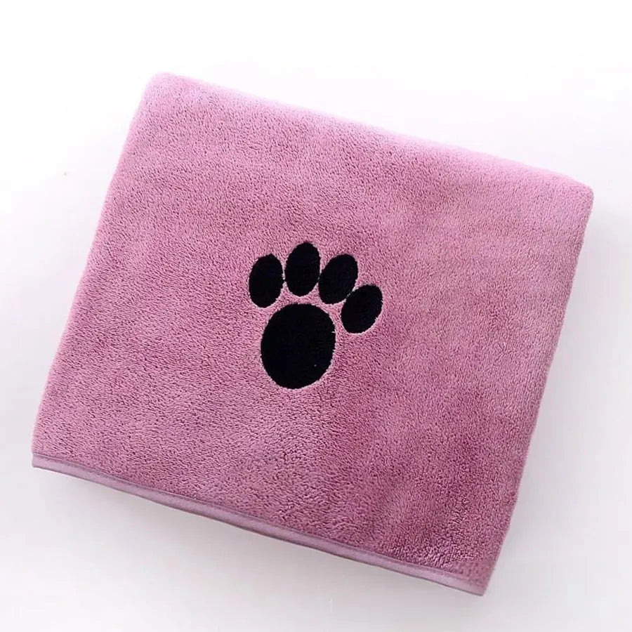 Pet Grooming Towel, Absorbent Microfiber Dog Bath Towel, Extra Large Quick-Dry Drying Towel 29.5 × 13.8 Inch