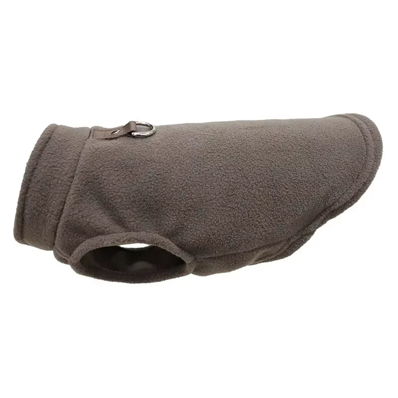 Fleece Dog Vest Jacket with D-Ring - Warm Coat for Small Dogs - photo 9