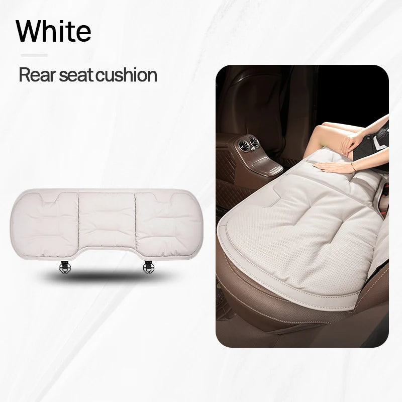 Universal Car Seat Cover – Leather Waist Cushion & Seat Protection Pad for All Seasons