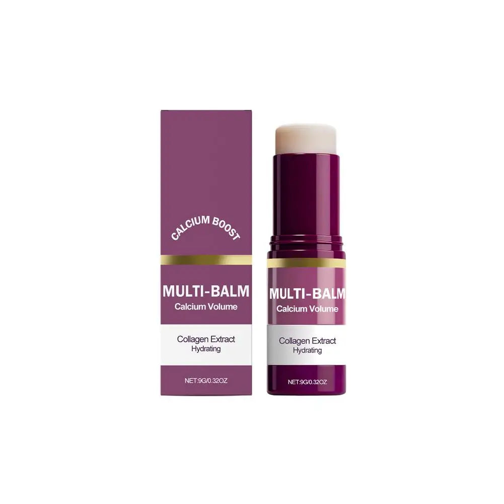 Calcium & Collagen Multi Balm Stick 9g – Anti-Wrinkle, Firming & Moisturizing for Eyes, Neck & Face | CPNP Certified | 1, 2 & 3 Pcs