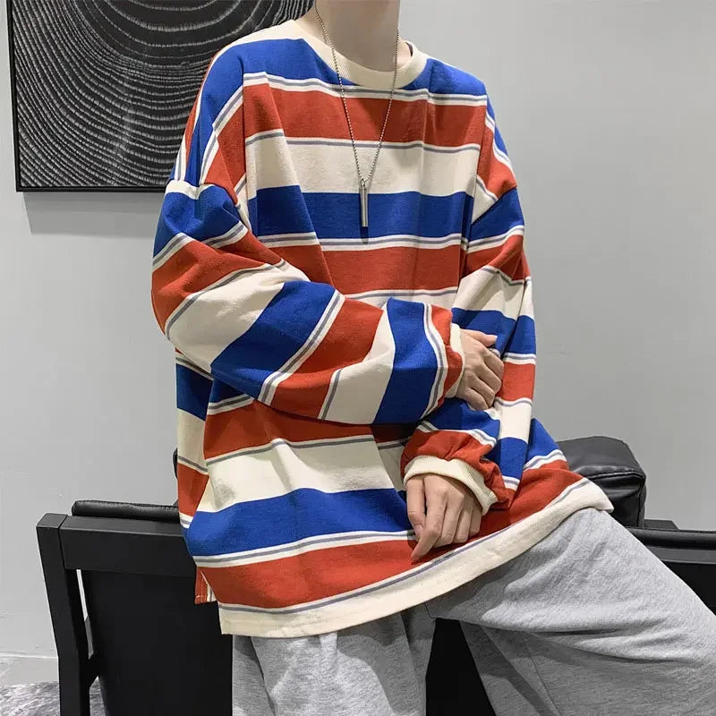 Women T shirts four seasons Woman clothing Y2k Top Sweatshirt 2026 korean Fashion Long Sleeves Tee Loose Couple Graphic T-shirt