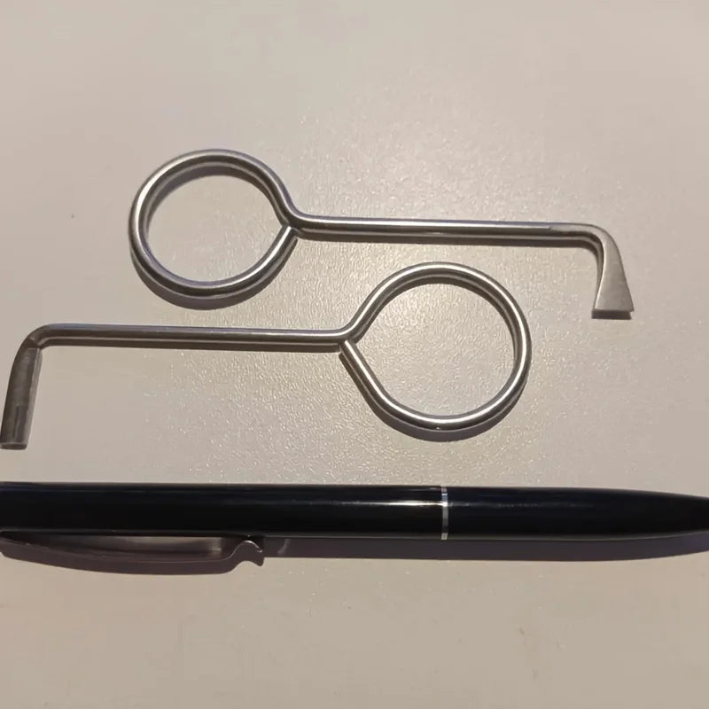 Portable Tool for Unlocking Doors Featuring A Universal Torque Wrench Suitable Outdoor Use Opening Doors When Keys Are Forgotten