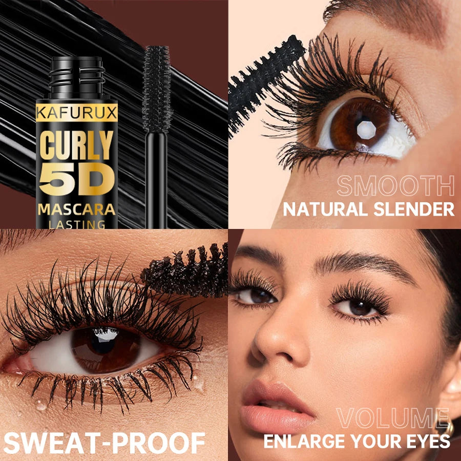9 Colors 5D Mascara Blue White Green Black Thick Curl Waterproof Natural Lenthen Eyelash Korean Makeup Gifts for Women Beauty