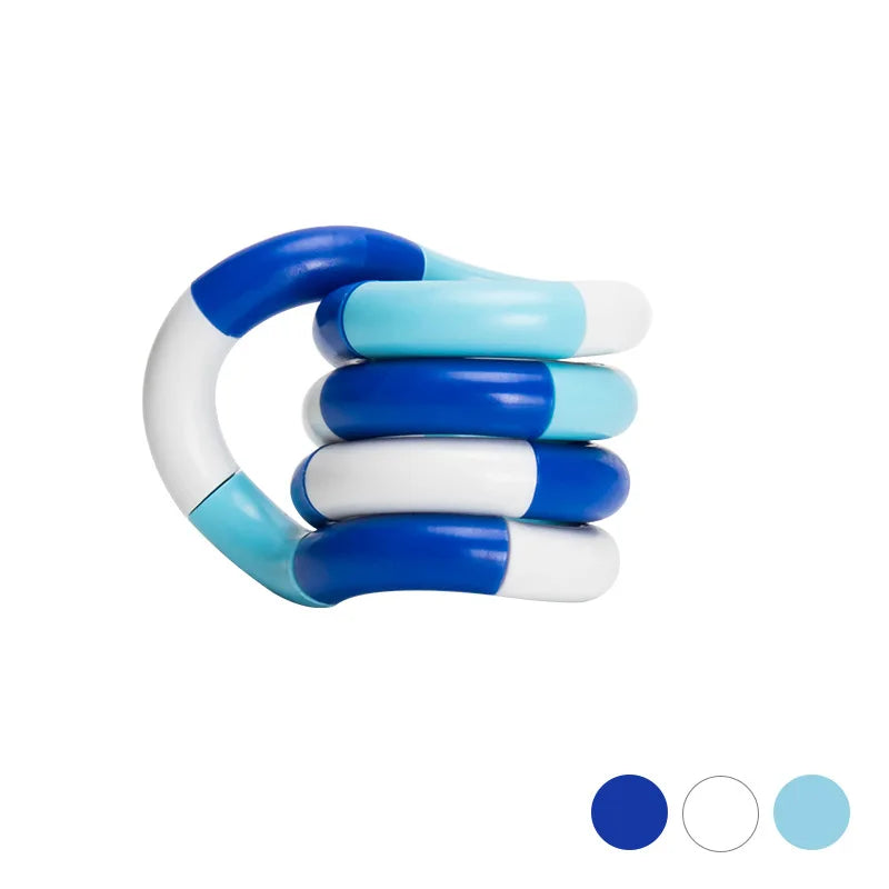 Twisted Ring Magic Figet Magic Trick Rope Creative DIY Winding Leisure Education Stress Relief for Kid Xmas Toy Random Send