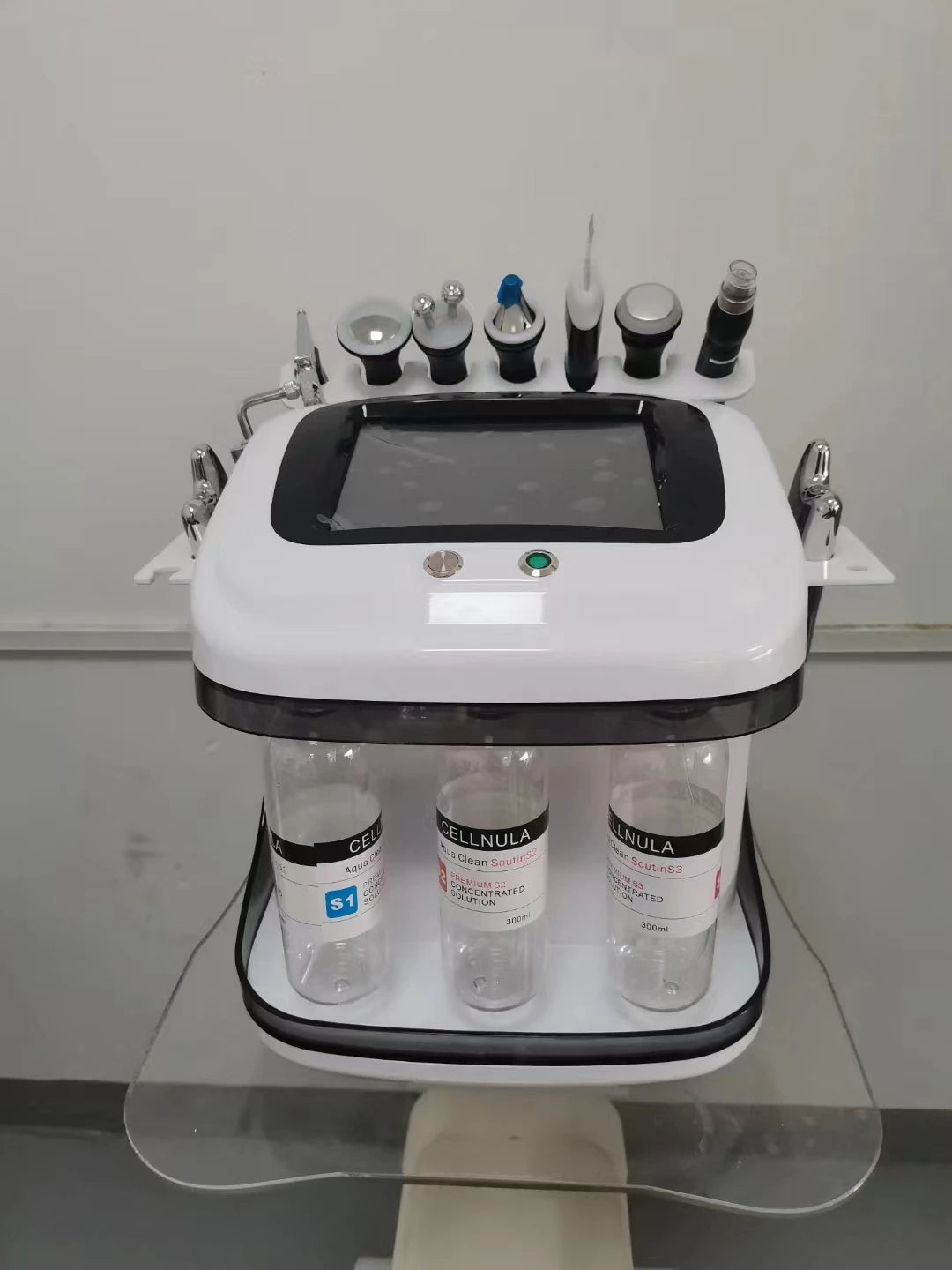 The New 10 In 1 Aqua Peeling Lift Skin Bubble Moisturizer Oxygen Machine Skin Care Cleansing Facial Dermabrasion Equipment