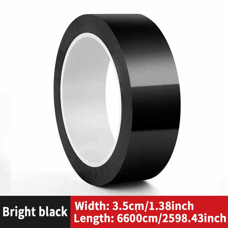 Car modified color film, High brightness black carbon fibrous PET car interior and exterior sticker, body mid net modification