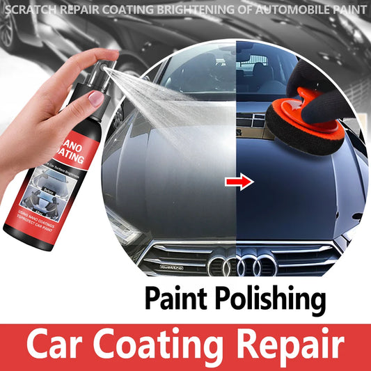 Car Nano Coating Repair Brightening Cars Paint Kit, Auto Polishing Tool, High Gloss Car Paint Scratch Removal Protection