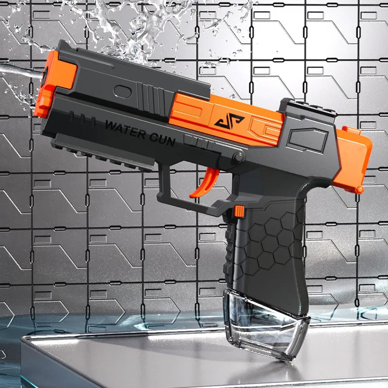 Manual Burst Water Gun — High-Pressure Non-Electric Water Pistol