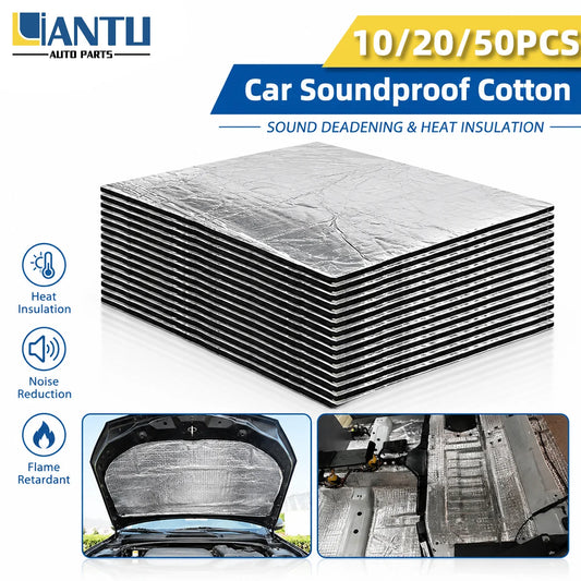 Car Door and Hood Insulation Pads, 5 mm - 10, 20 or 50 Pack
