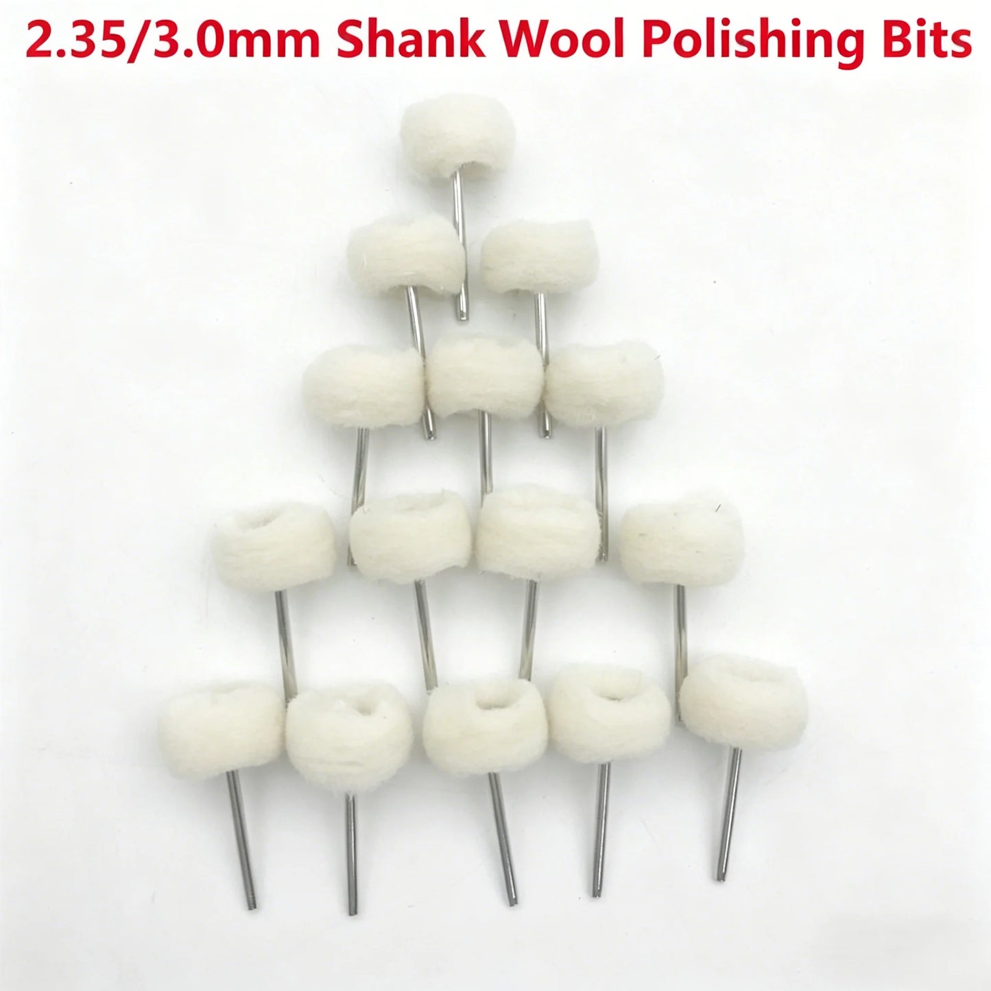 10Pcs Mini grinding sanding head abrasive disc felt 3mm Shank buffing wheels metal Polish Brush Drill Rotary Tool Accessories