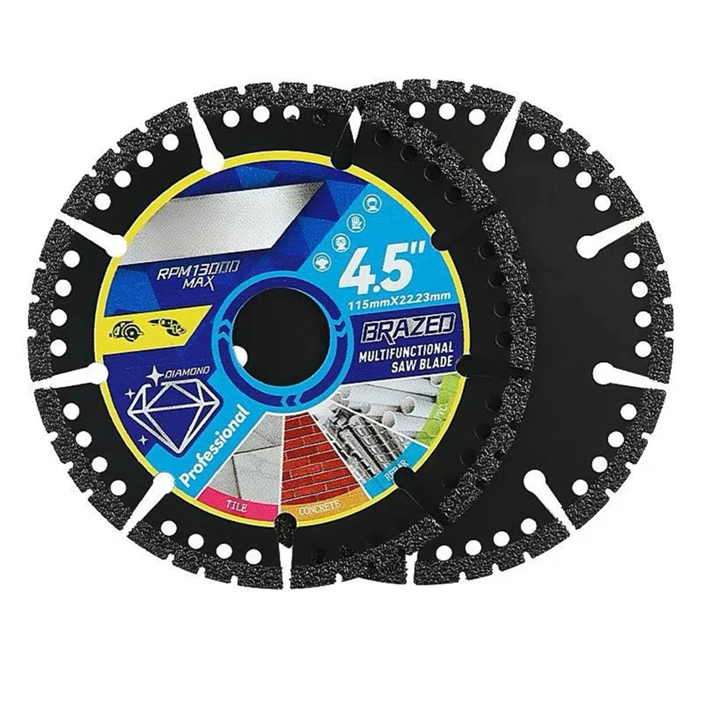3PCS Heavy Duty Metal Cutting Wheel Angle Grinder Blade, Fast Precise Effortless Cut, Ultra Durable Long-Lasting for Steel Metal