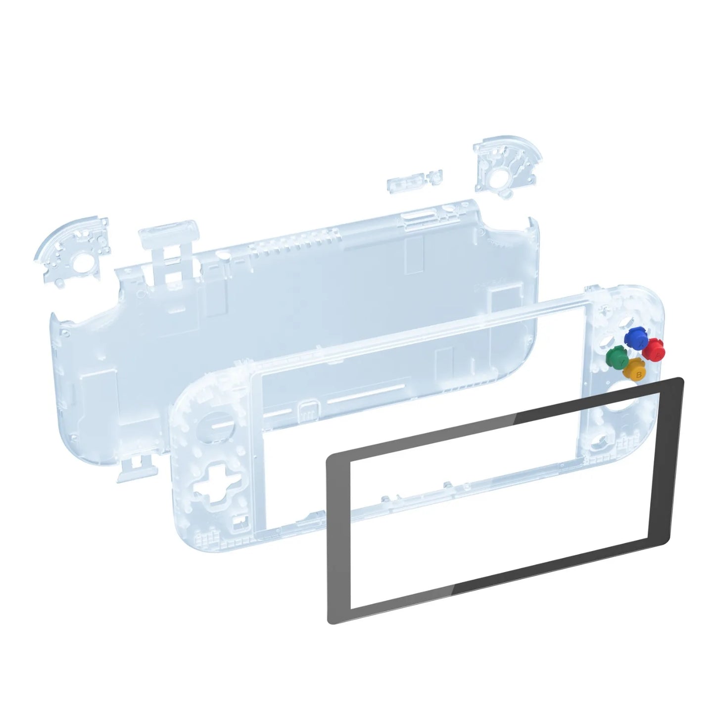 eXtremeRate Replacement Handheld Controller Housing Custom Shell with Screen Protector & ABXY Buttons for Nintendo Switch Lite