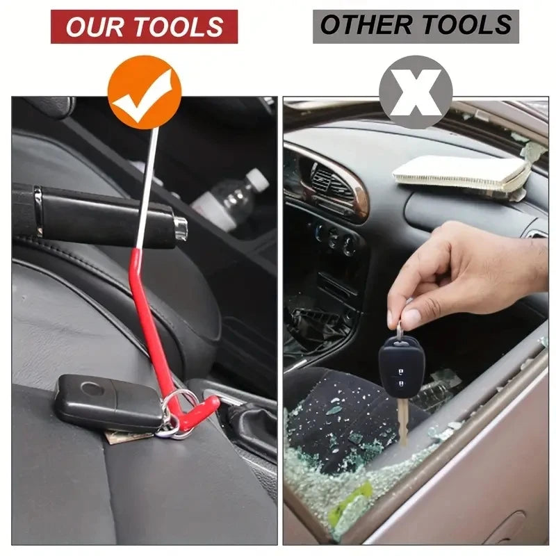 20PCS Car Door Tool Kit Inflatable Air Pump Auto Window Door Open Fixing Gripper Tools Long Reach Kits with Carrying Bag