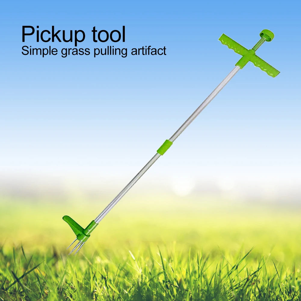Long Handle Weed Remover Garden Lawn Weeder  Outdoor Yard Grass Root Puller Tools Garden Planting Elements