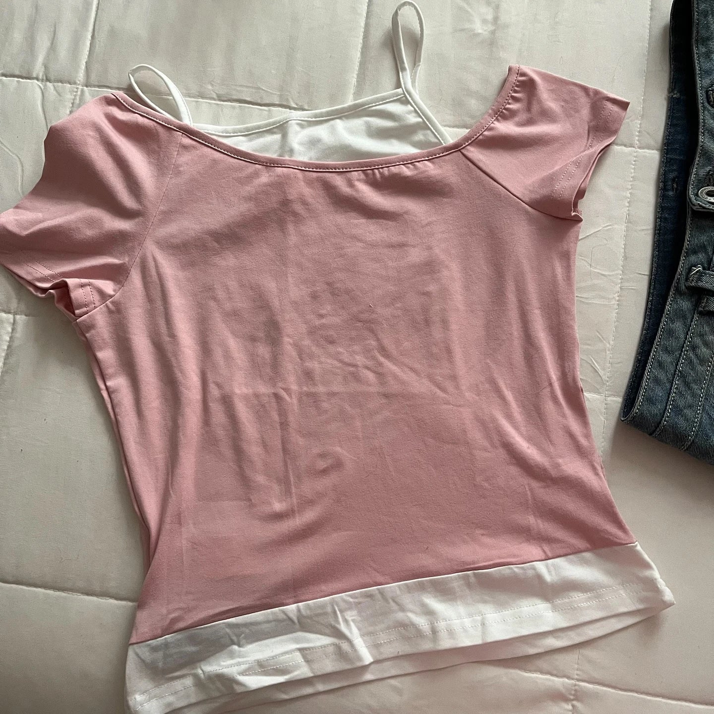 Y2K Harajuku Women's Millennium Short sleeved Top Harajuku Pink Printed Casual Fashion Street Style Sweet Sexy Millennium Style