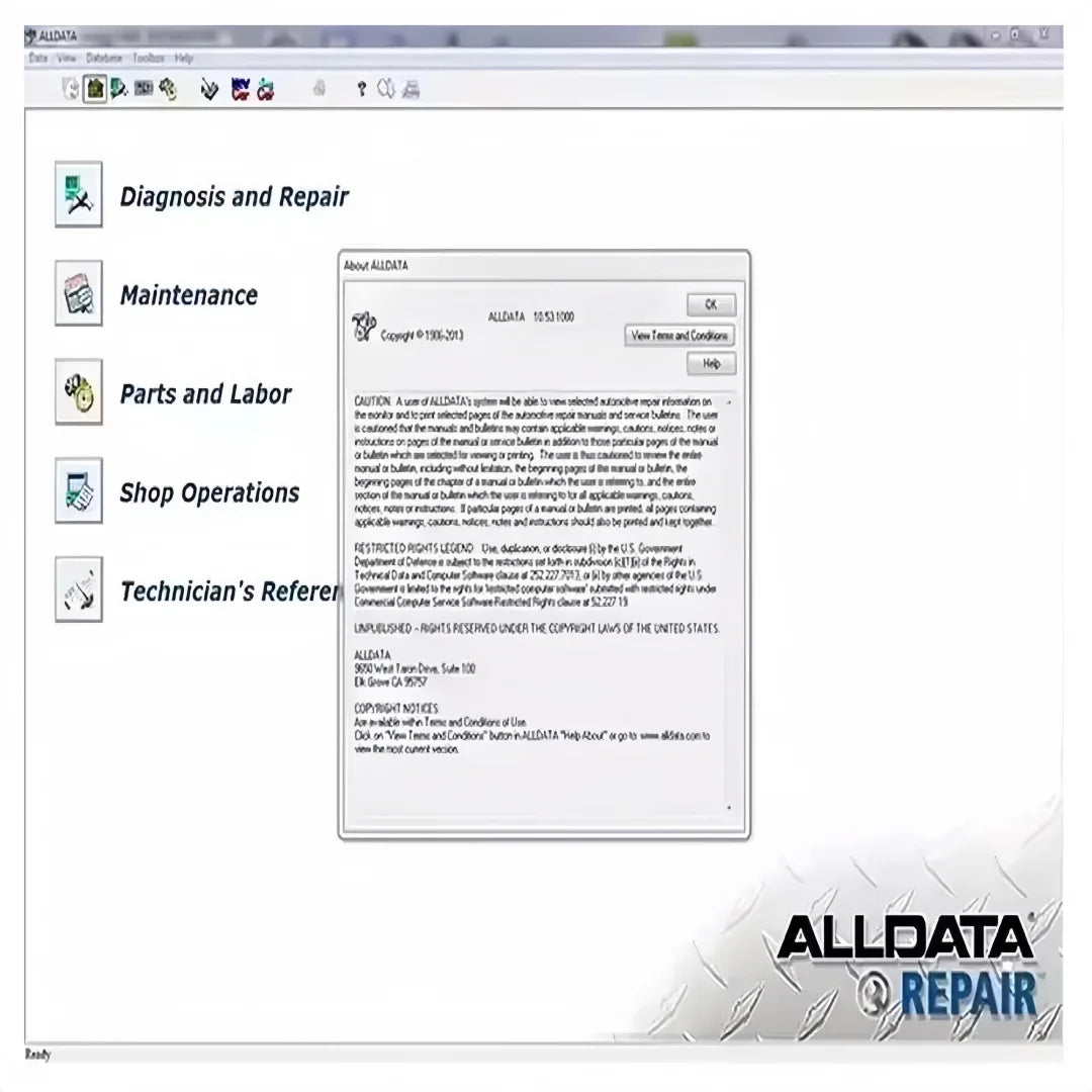 2025 Hot selling ALLDATA 10.53 Automotive Repair Software Car accessories Diagnostic Tool with Wiring Diagrams for Auto Repair