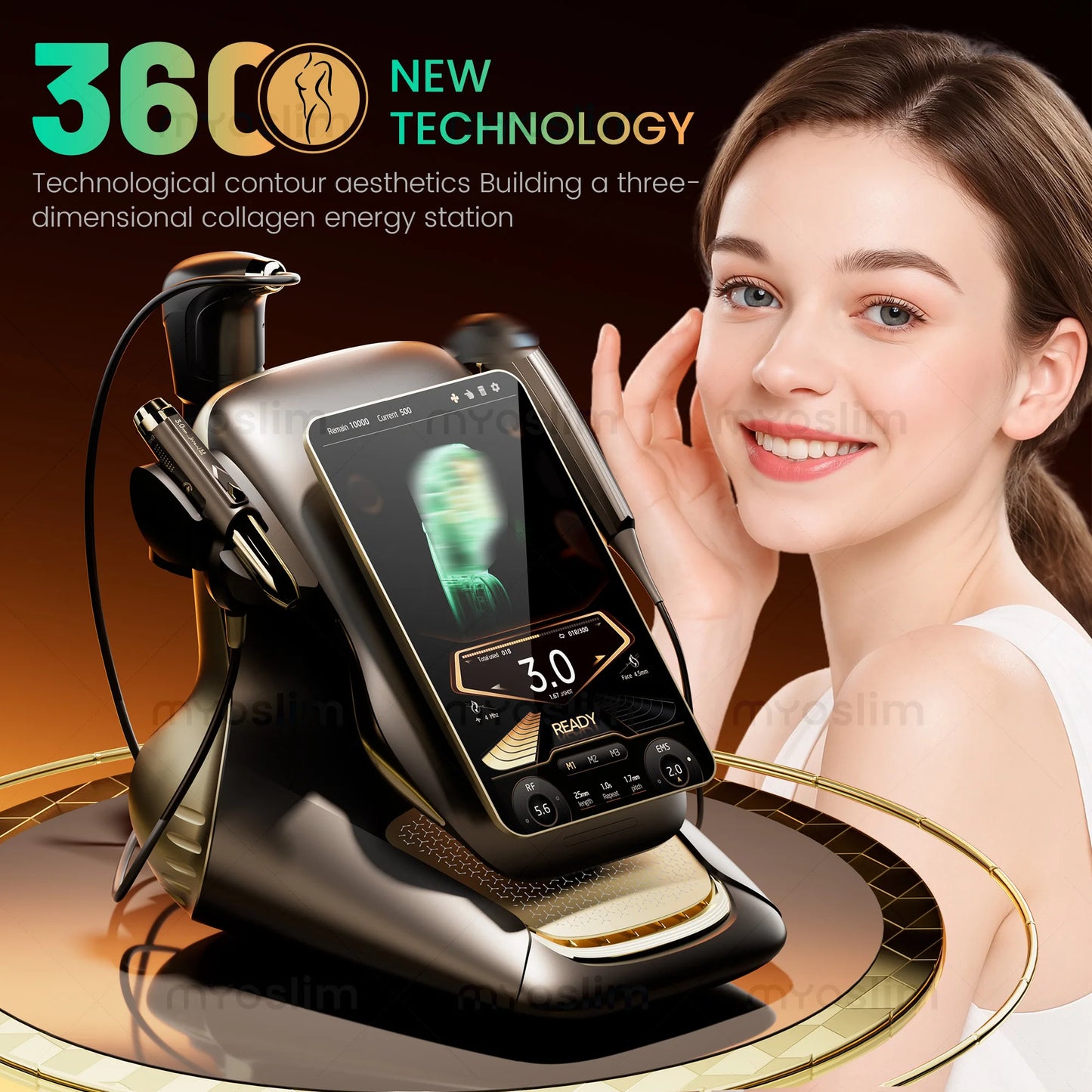 Portable RF Lift Machine — Facial & Body Skin Firming Device