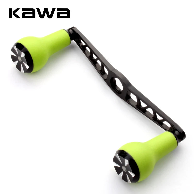 Kawa 1pc Fishing Reel Handle With TPE Knob For D/S/ABaitcasting Reel Hole Size 8*5/7*4mm Length 120mm Fishing DIY Reel Accessory