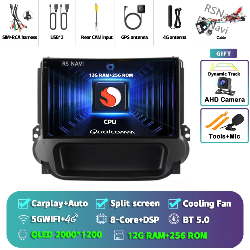 Android 16 Carplay Auto Car Radio Multimedia Player For Chevrolet Malibu 2012-2015 Autoradio DSP GPS Stereo WIFI 2din 16G-512G