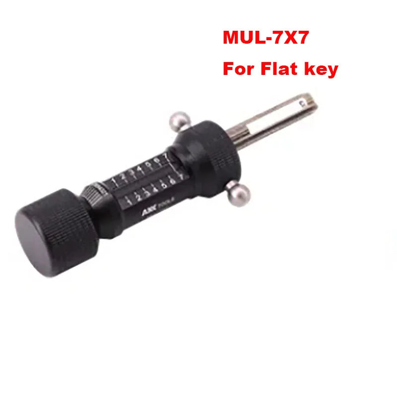 AKK Tool MUL-7X7 MUL-8X7 MUL-5Pins MUL-8X7 C Invincible Lock Open 2 in 1 Locksmith Tool