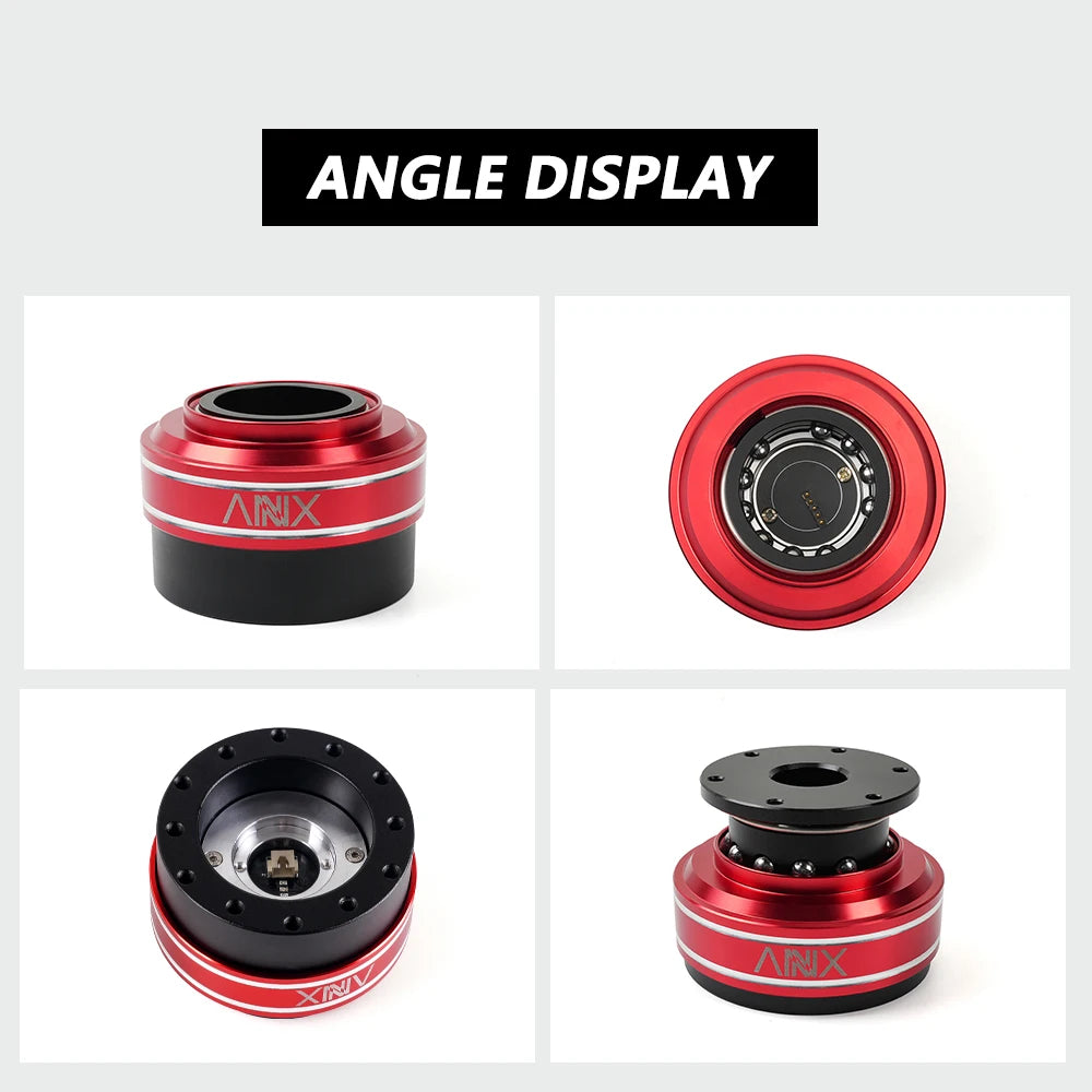 MUGE-New 6 Hole Racing Simulator Game Steering Wheel Quick Release Hub Adapter 70MM For MOZA Simagic M10 A/Mini Euro Truck QR040
