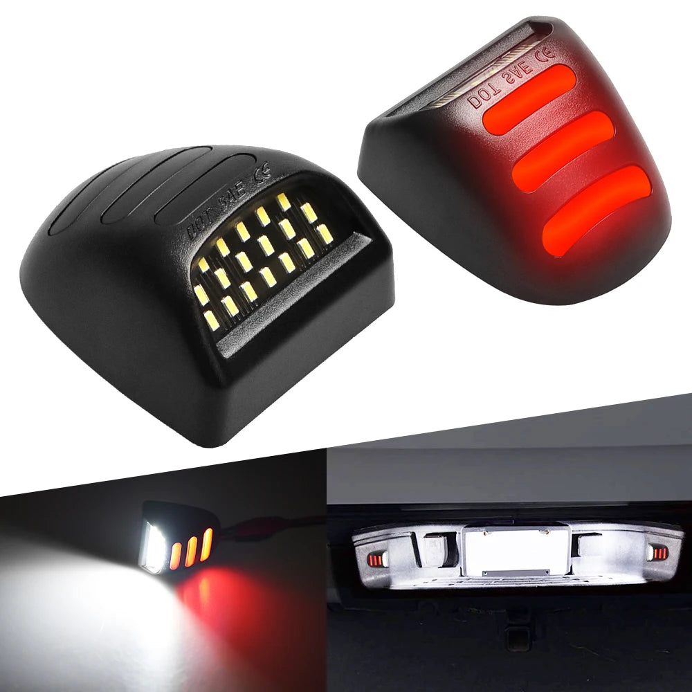 LED License Plate Lights 6000K (2-Pack) — Chevrolet Silverado, Avalanche, Traverse, Tahoe & Suburban