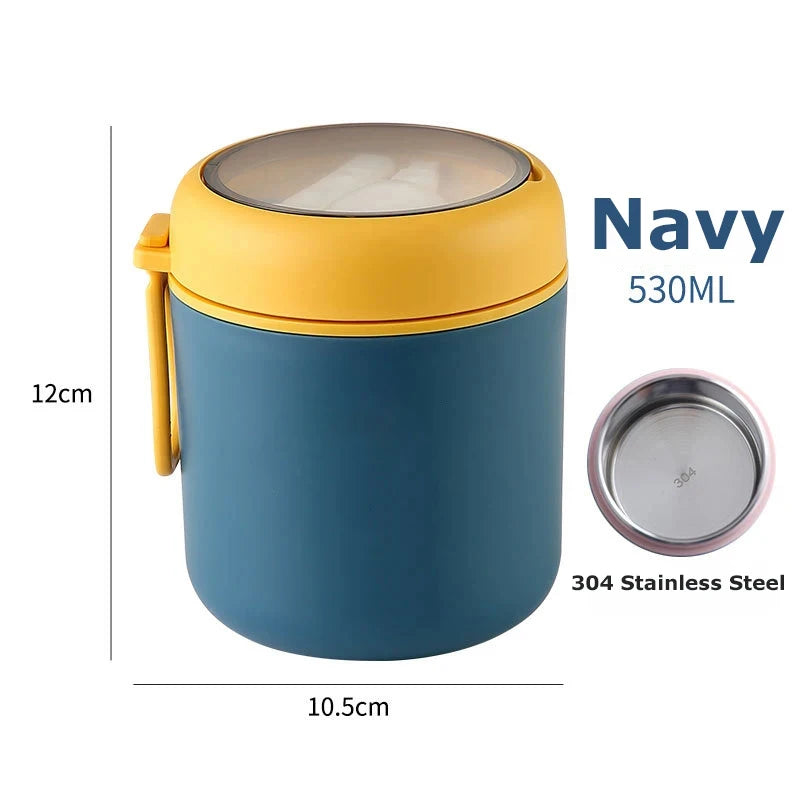 Insulated Food Jar 530ml or 710ml - Stainless Steel Soup Cup for Hot Meals - photo 10