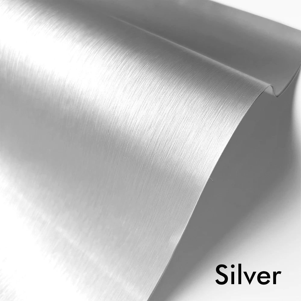 Matt Brushed Aluminum Vinyl Wrap Film Silver Car Stickers PVC Self Adhesive Protection Sticker Air Release Motorbike Accessories