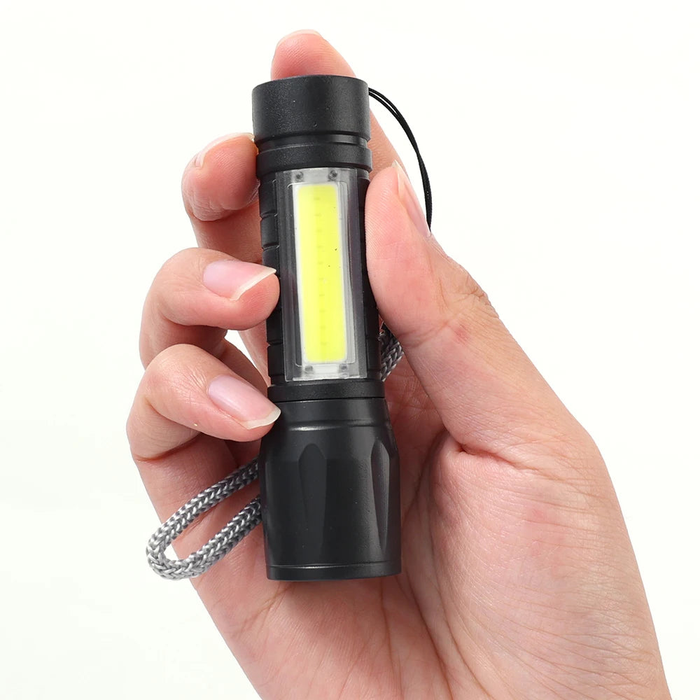 USB Rechargeable 30W High Power LED Flashlight Waterproof 5 Modes Tactical Torch Super Long Shot for Outdoor Camping