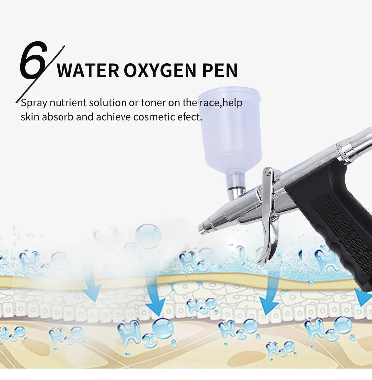 10 in 1 hydra aqua facial peeling diomand dermabrasion facial machine skim Care