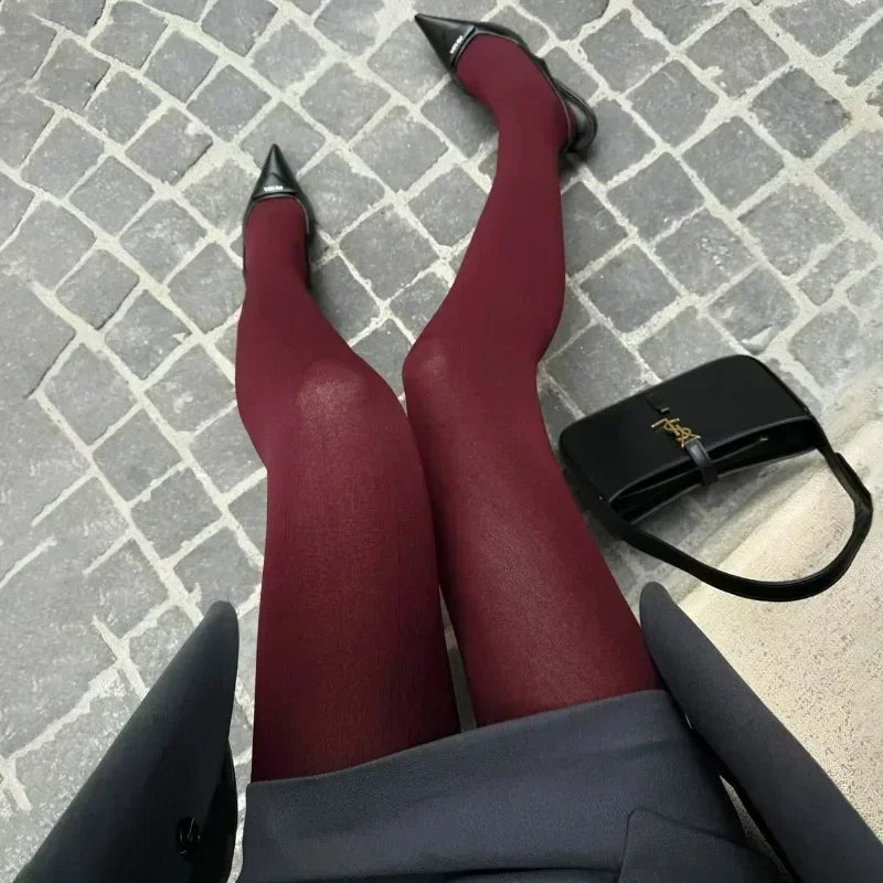 Women's Stretch Tights, Opaque, Lace and Velvet Styles