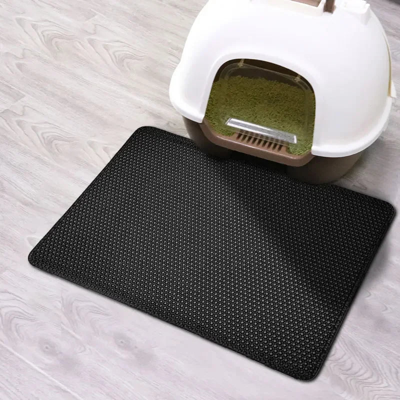 Double Layer Cat Litter Mat - Waterproof Washable Sand Pad – photo 8