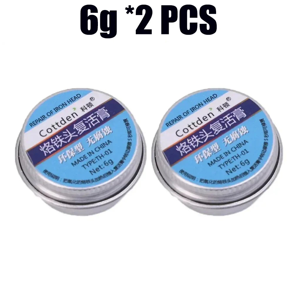 5/1Pcs Soldering Iron Tip Refresher Non-stick Tin Solder Cream Clean Paste for Oxide Head Resurrection Oxidative Activator