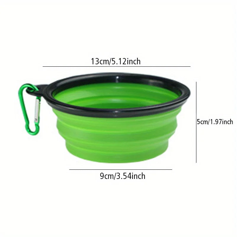 Collapsible Silicone Dog Bowl - Portable Travel Water Bowl – photo 6