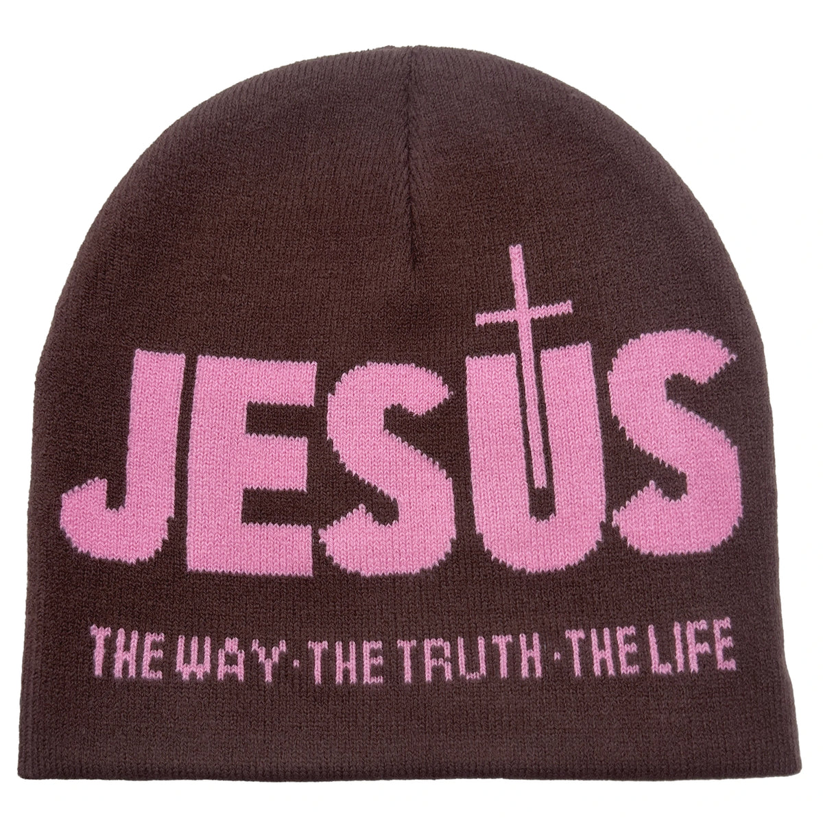 Jesus Letter Jacquard Knit Beanie, Unisex
