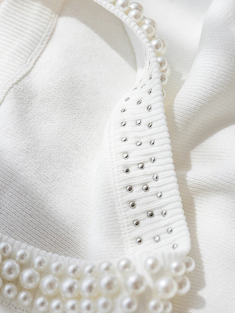 Women's beaded knit tank top, sleeveless vest — view 2 of 20