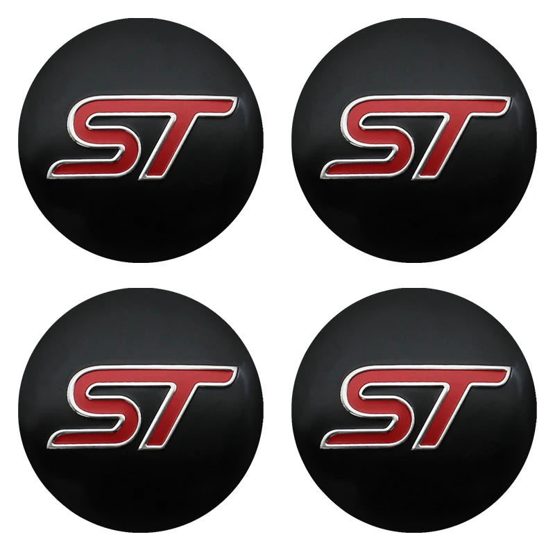 4Pc 56mm 60mm 54mm Car Wheel Center Hub Cap For Ford Fiesta Mondeo Fusion Explorer Escape Focus Kuga Rim Cover Sticker Accessory
