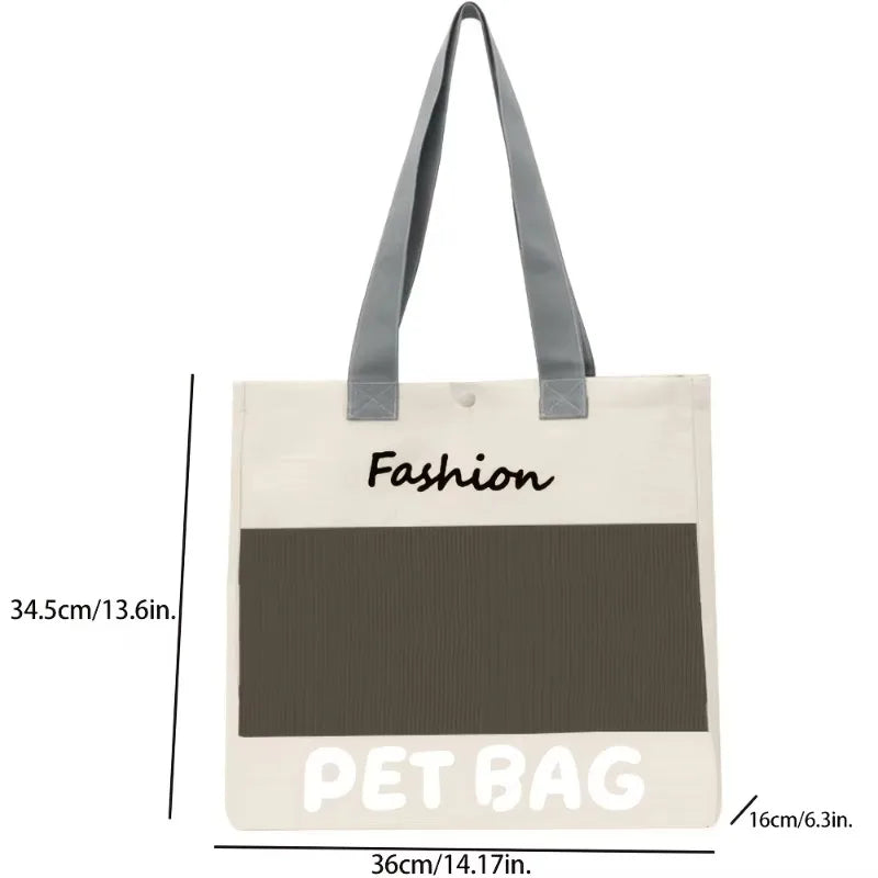 Breathable Mesh Pet Tote Bag - Shoulder Carrier for Kittens – photo 6