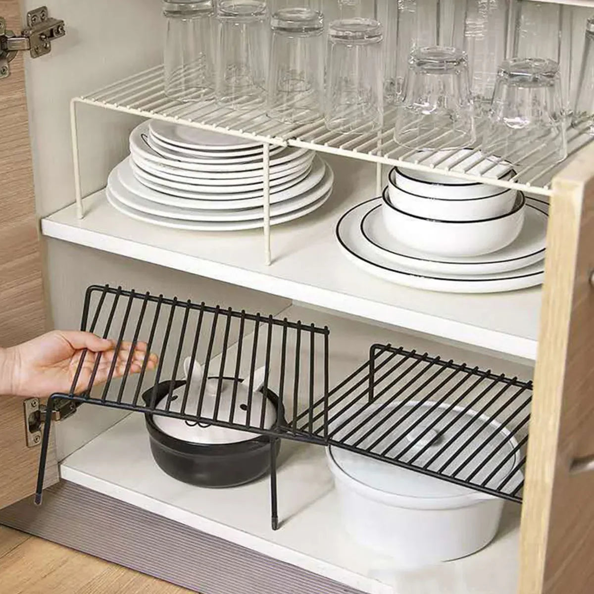 Expandable Freestanding Kitchen Shelf - Adjustable Spice Organizer - photo 6