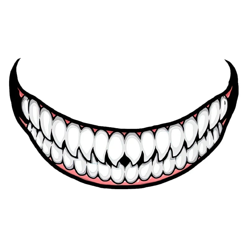 Car Stickers for Evil Yellow Eyes RV Motorcycle Occlusion Scratch Waterproof Windshield VAN Anime Decal VINYL STICKER Products