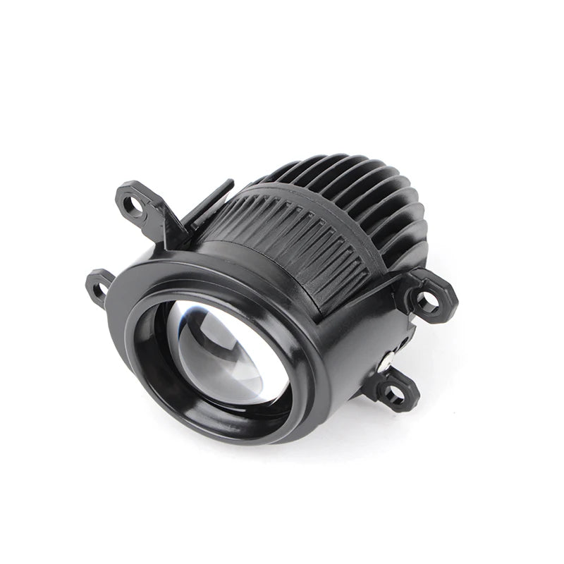 2.0 Bi Led Projector Lens Auto LED Fog Lights 3000K 4300K 6000K High and Low Beam for Toyota Nissan Tricolor Lens Fog Lamp