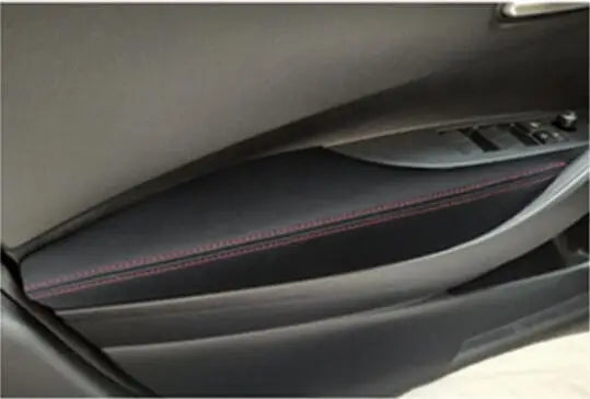 Door Armrest Cover For Toyota Corolla 2019-2022 Microfiber Leather Car Door Armrest Panel Skin Cover Trim