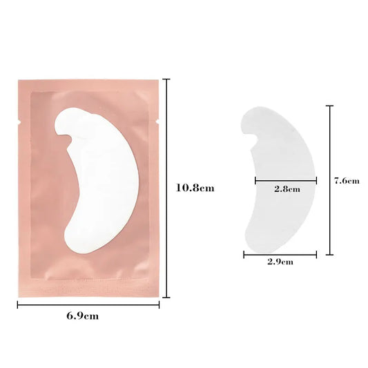 Hydrogel Eye Pads for Eyelash Extensions – U-Shape, 50 Pairs - photo 5