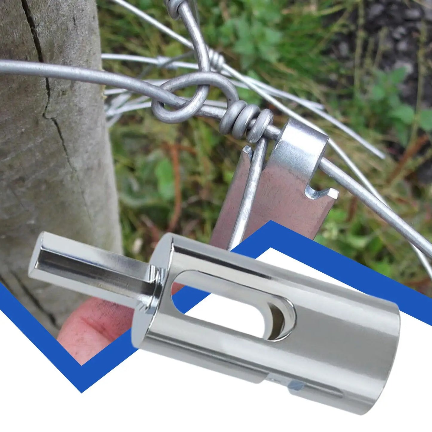Tie Wire Twister Tools 3-5mm Iron Wire For Twist Ties Fixing Chain Link Fence Triangle Shank Drill Chuck Electrical Drill Tools