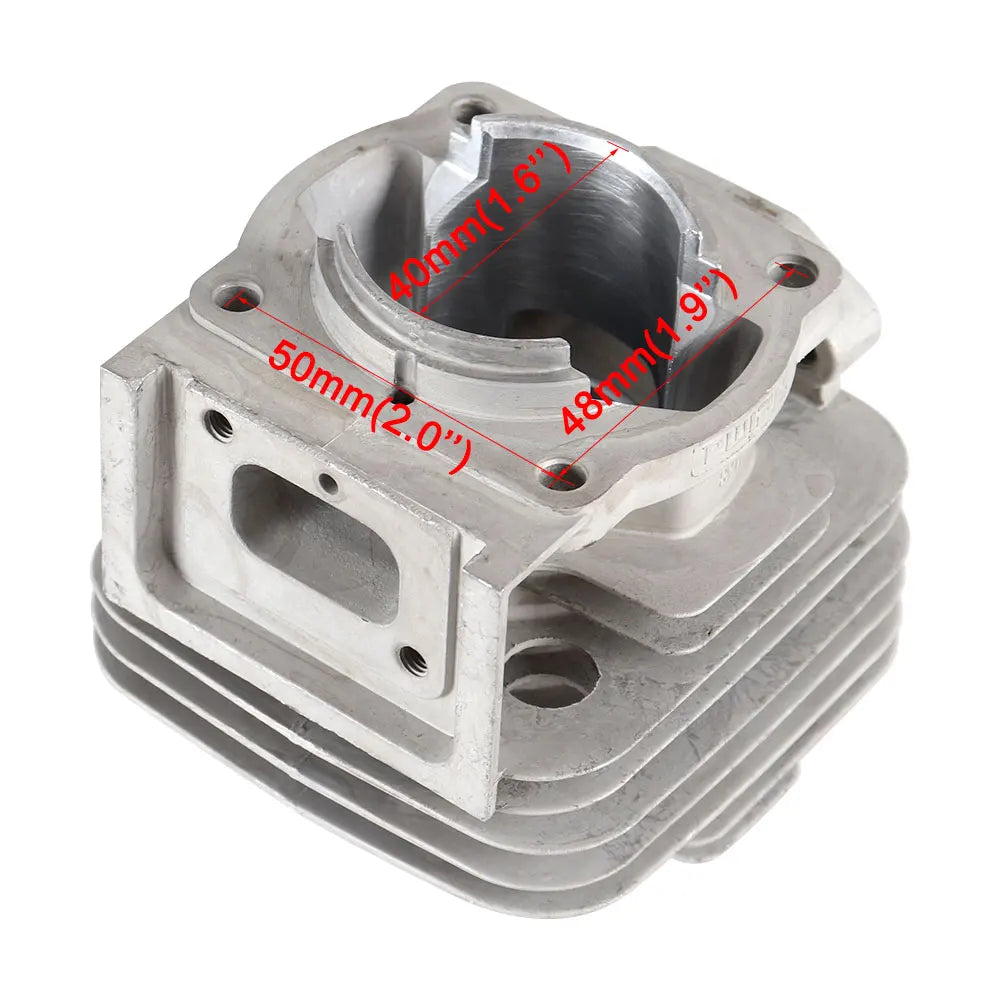 40MM Cylinder Piston Kit 43CC 52CC 1E44F-5 44F-5 44-5 BG520 CG520 CG430 1E40F-5 40-5 Garden Tools Rebuled Trimmer Parts