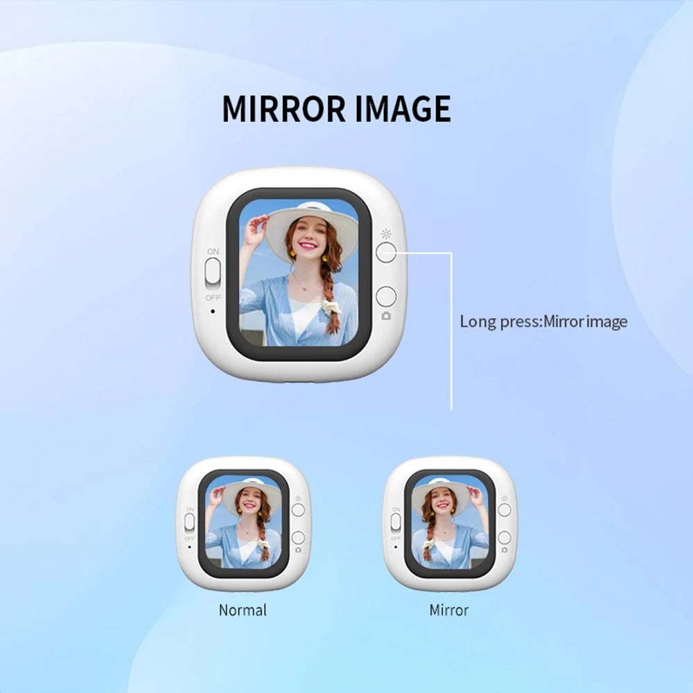 Phone Vlog Selfie Monitor Screen Phone Holder Clip Mount Rear Camera Selfies Vlogging Live Selfie Screen Compatible FOR iPhone