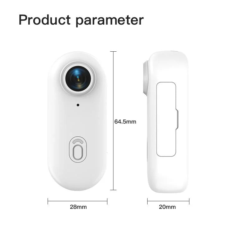 4K Magnetic POV Body Cam — Waterproof Wireless Action Camera